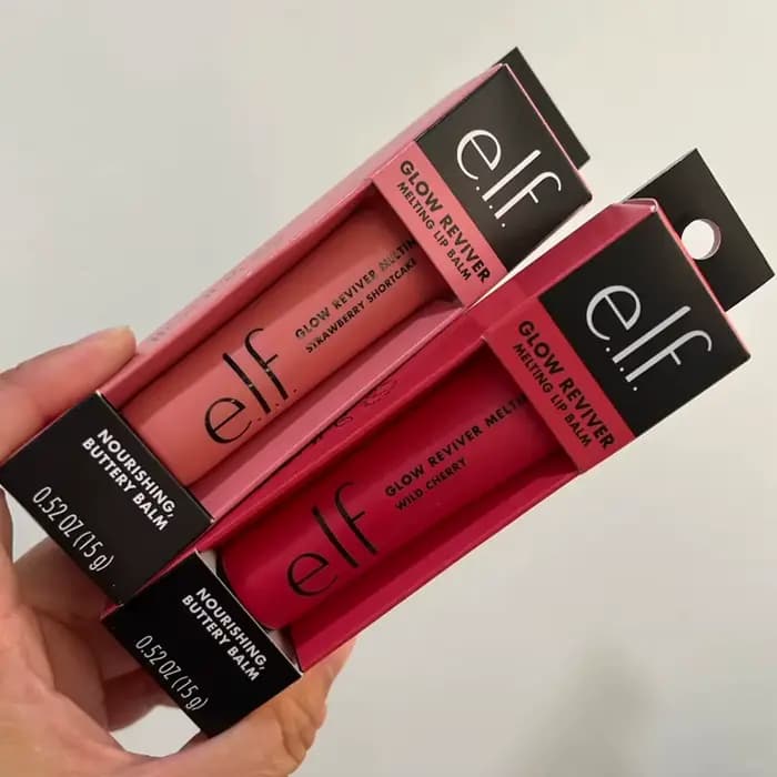 Baume à lèvres Hot Elf 6 couleurs Vanille Caramel Fraise Shortcake – Léger
