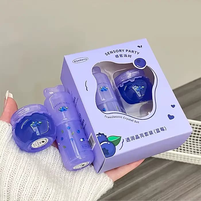 Masque pour les lèvres hydratant et éclaircissant Sensory Party - Hydratation intense