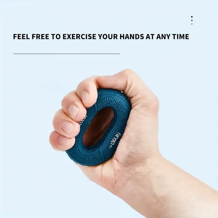 Anneau de poignée avec extenseur carpien en Silicone, anneau de doigt d'entraînement de force, augmente la puissance musculaire et la musculation, 20-80LB