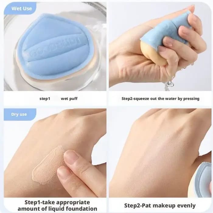 Guimauve coussin d'air poudre bouffée fond de teint liquide spécial maquillage Base claire outil
