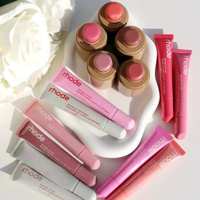 Rhode Popular Makeup Lip Gloss Lip Moisturizer Sugar Cookie Ribbon Toast Jelly Bean Pbj Lemontini Long Lasting