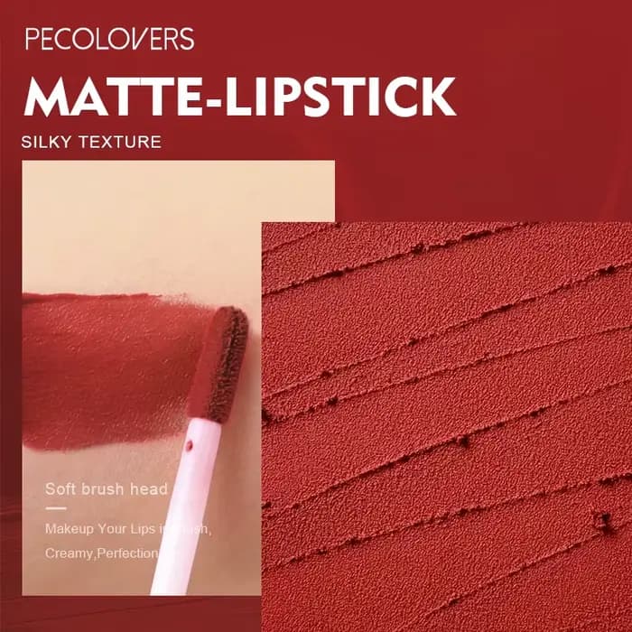 Rouge à lèvres liquide mat imperméable longue durée velours Mate nu marron
