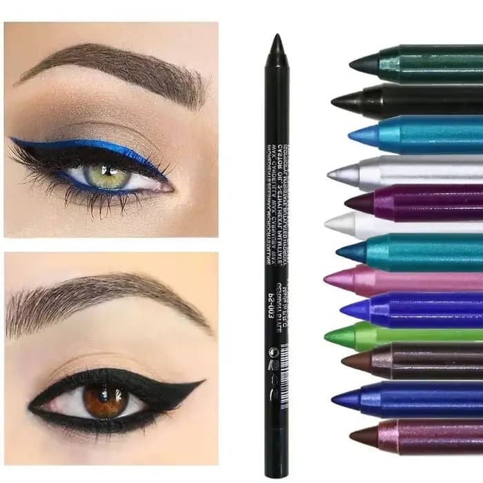 Stylo Eyeliner coloré 6 couleurs, pigment élevé, nacré, scintillant, métallique, Smokey, Punk, gothique, longue durée, étanche