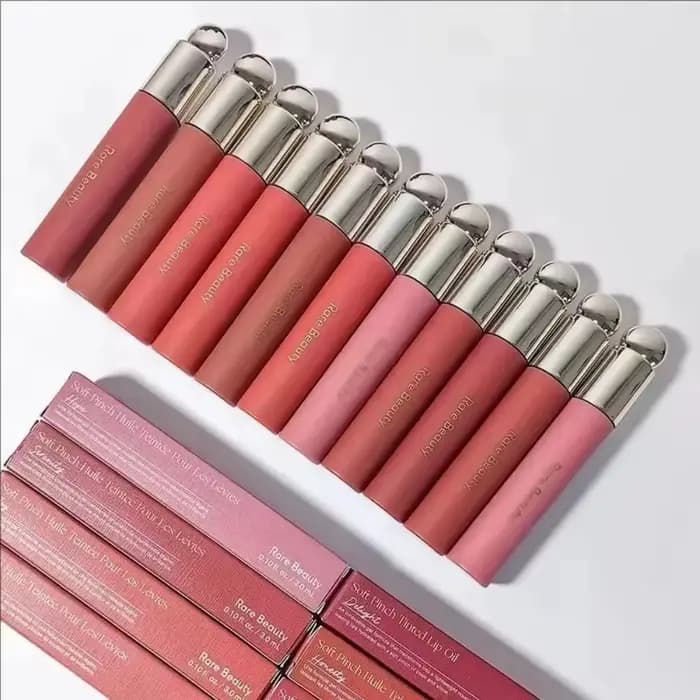 Rare Beauty Stay Vulnerable Glossy Lip Balm Zero Sticky Plump Positive Light Luminizing Lip Gloss Soft Pinch Tinted Lip Oil Gift