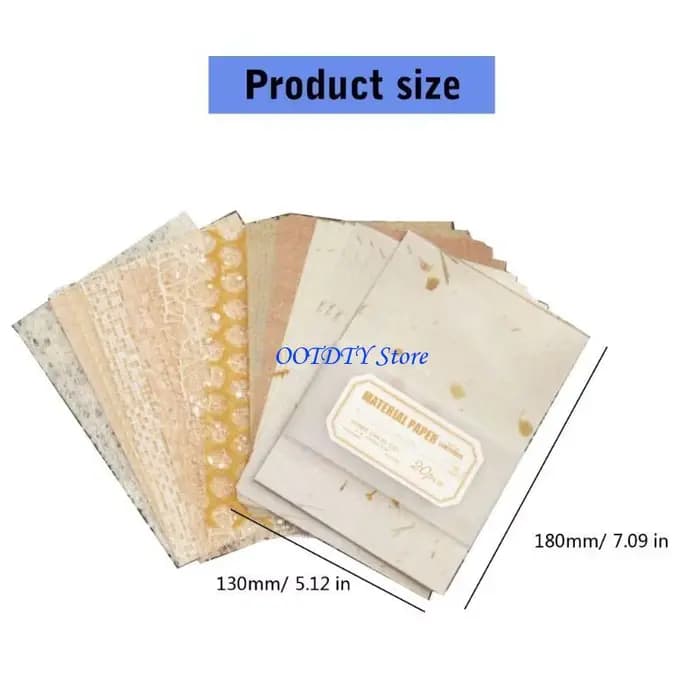 367a 20 feuilles fond esthétique Papier décoratif Scrapbooking Papier d'embellissement