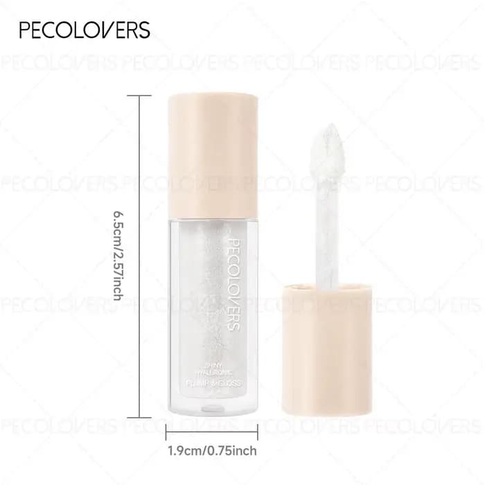 Gloss à lèvres pailleté effet miroir