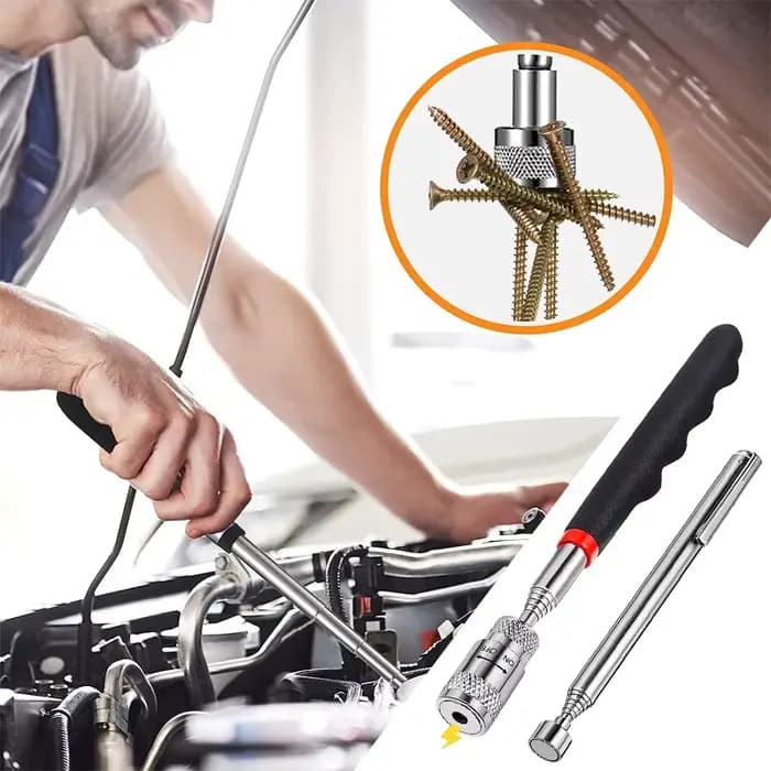 Mini stylo magnétique télescopique Portable, outils pratiques, capacité pour ramasser des boulons d'écrou, bâton de tige de ramassage extensible