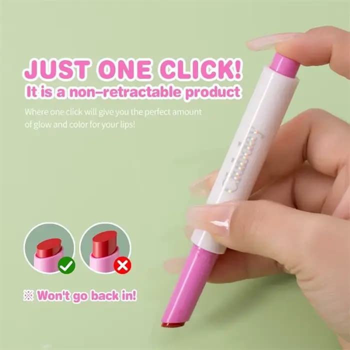 Rouge à lèvres miroir brillant à l'eau