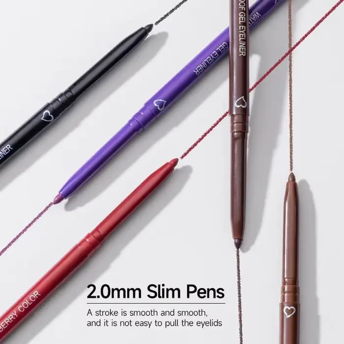 Crayon Eyeliner marron imperméable longue durée bleu noir