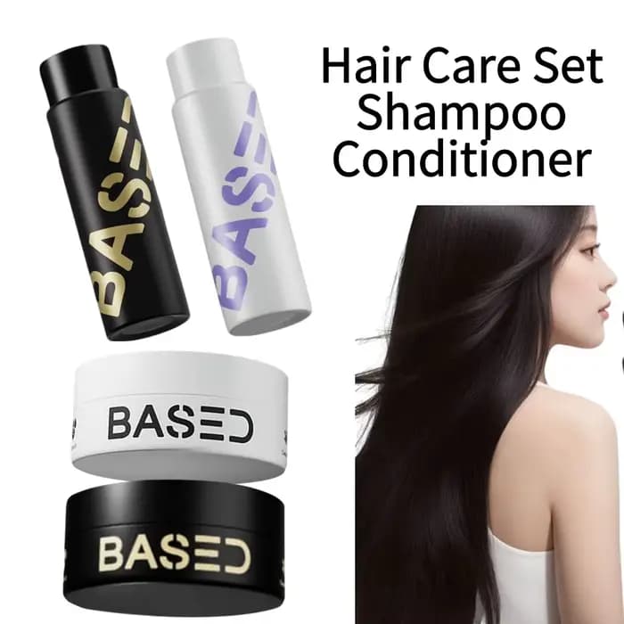 Kit de Soins Capillaires Homme Femme : Shampoing, Après-Shampoing, Nettoyant, Volumisant, Crème Coiffante Longue Durée pour un Look Parfait et une Texture Définie