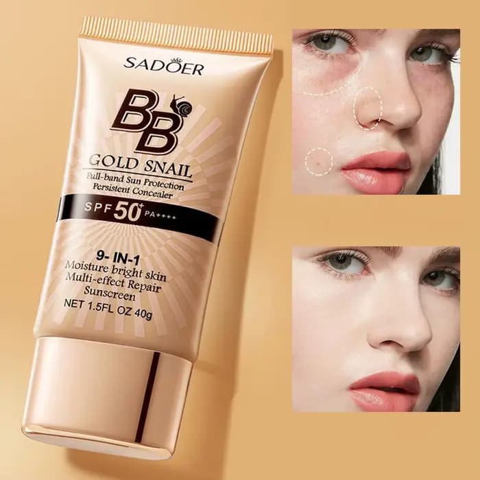 BB crème fond de teint 2 couleurs éclaircir même