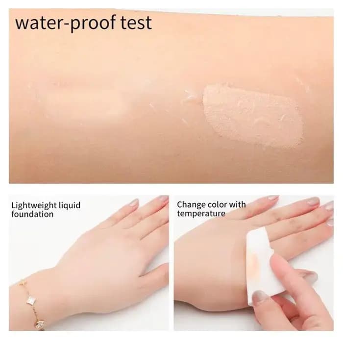 Fond de teint pour peau Mature à couleur changeante