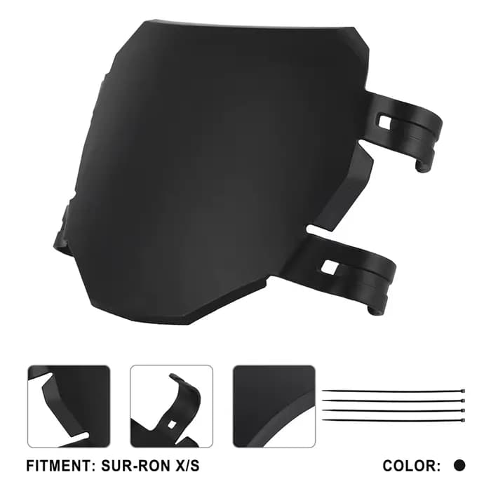 Plaque d'immatriculation avant pour moto Surron Talaria Sting, accessoires pour Stark Varg Ridstar Q20, plaque d'immatriculation pour vélo électrique