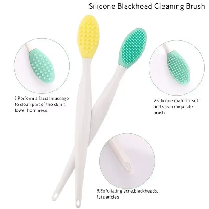 Brosse à lèvres exfoliante en silicone