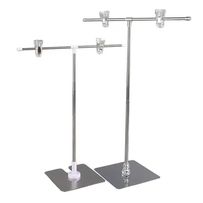 Support d'affichage pour affiches, cadre de fond en forme de T, accessoires vidéo professionnels, accessoires de photographie, support de toile de fond