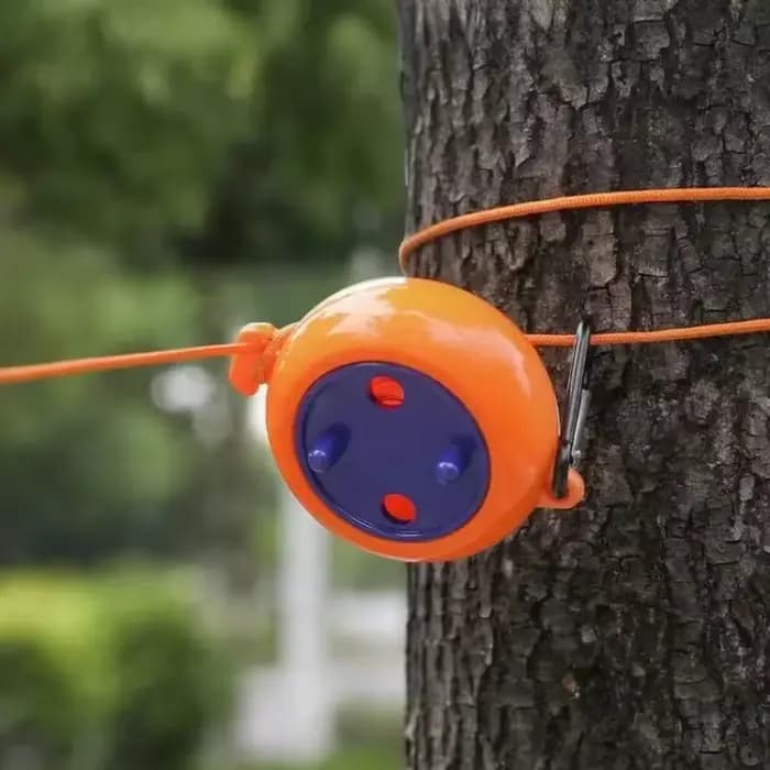 1 pièces 10M corde à linge corde de séchage de linge ligne de vêtements en plein air coupe-vent anti-dérapant cordon rétractable pour hôtel Camping accessoires