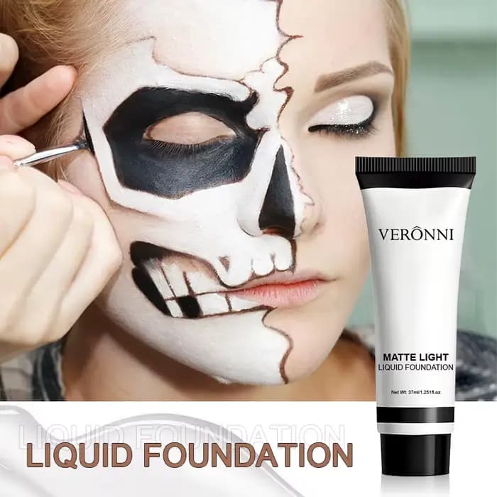 Fond de teint professionnel blanc pour le visage