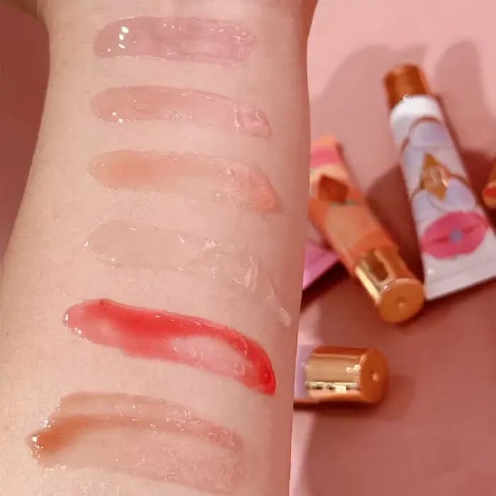 Charlotte Tilbury 6 couleurs brillant à lèvres rose Watermelom fraise vanille baume