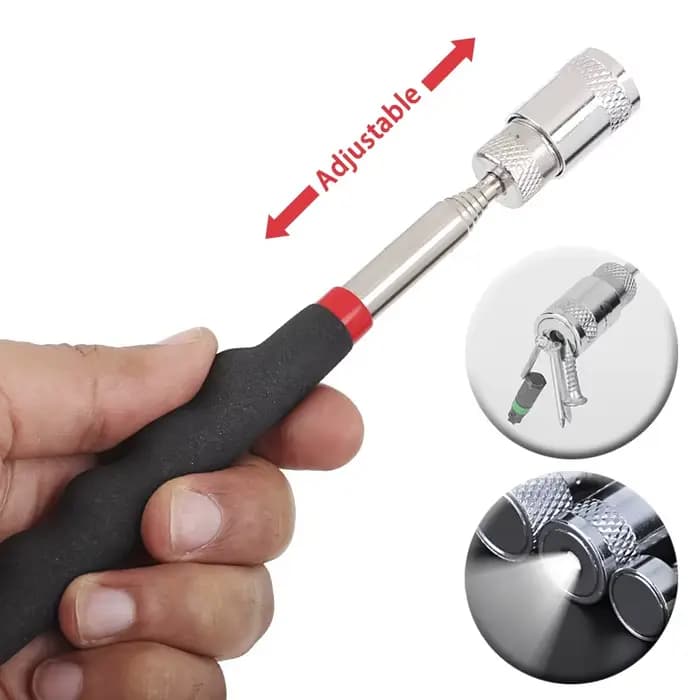 Mini stylo magnétique télescopique Portable, outils pratiques, capacité pour ramasser des boulons d'écrou, bâton de tige de ramassage extensible