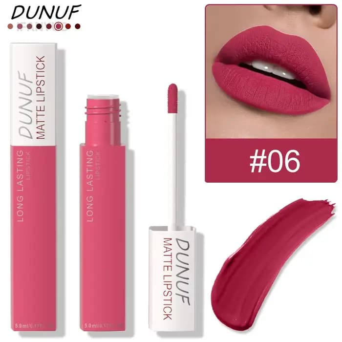 Rouge à lèvres liquide antiadhésif violet foncé