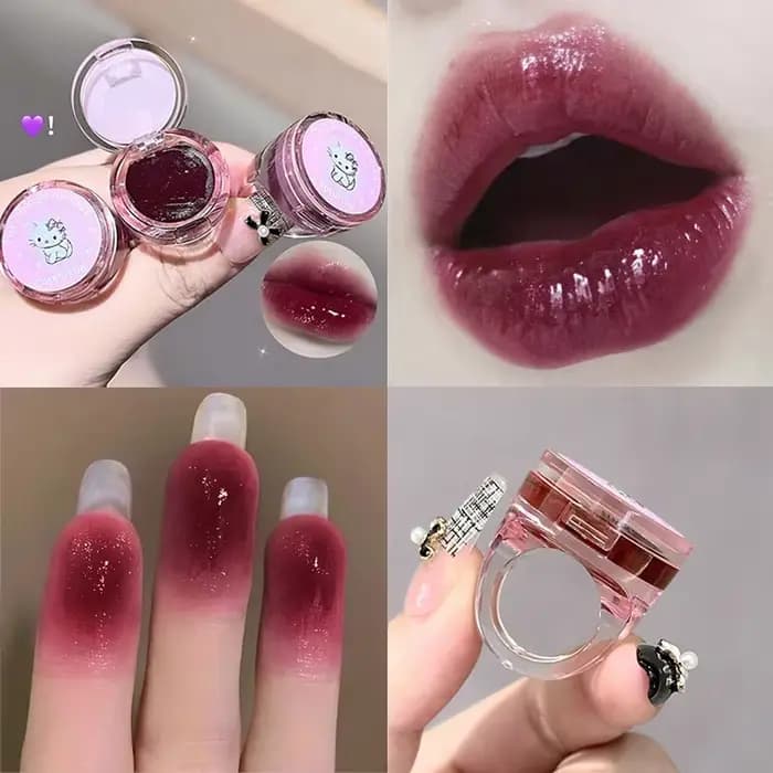 Pâte de brillant à lèvres rose