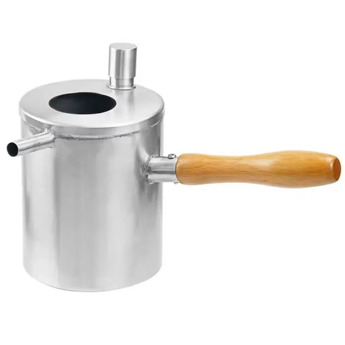 BSEVB - Pot de fusion de cire d'abeille, pot à cire pour apiculture, outil de versement de cire