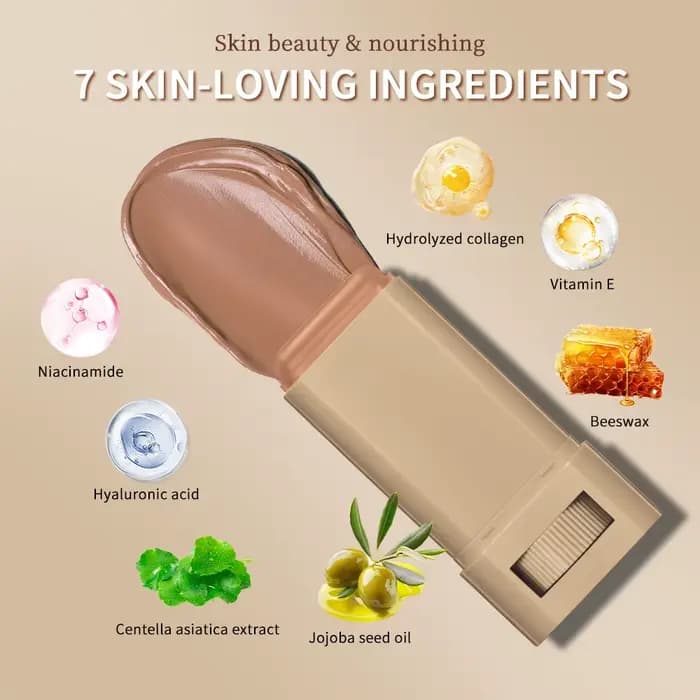 Nouveau baume sérum teinte pour la peau boostée Texture soyeuse couverture hydratante plus dodue même le teint