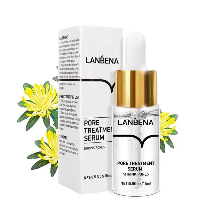 LANBENA rétrécit les pores Essence 15ml points noirs Nasal masque noir Peeling traitement de l'acné sérum pour le visage hydratant raffermissant soins de la peau
