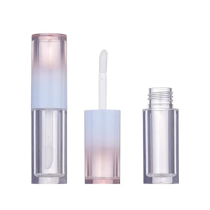 Bouteille de glaçage à lèvres dégradé rose bleu