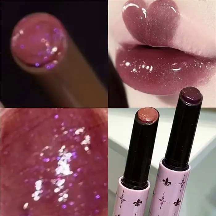 Smile Grape Purple Gloss à lèvres solide hydratant et nourrissant