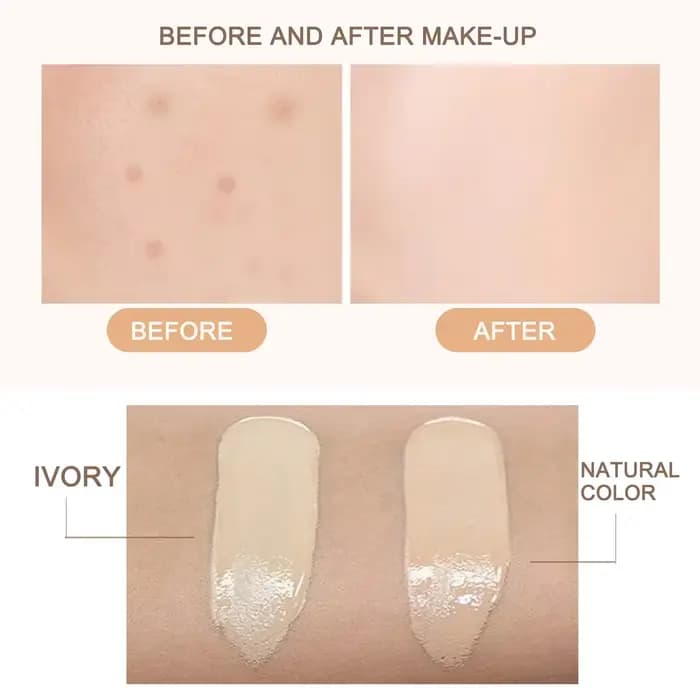 Fond de teint magique tête de champignon coussin d'air CC crème visage correcteur hydratant imperméable