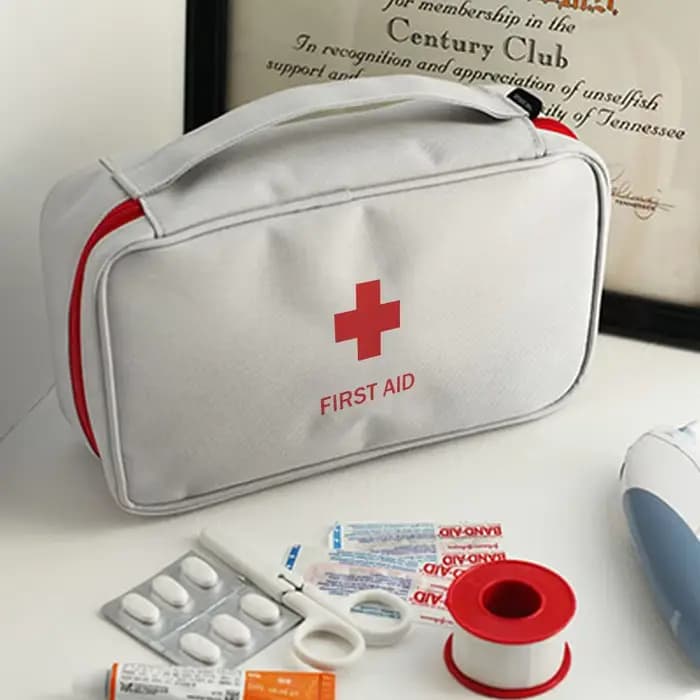 Trousse de premiers secours, sac de survie d'urgence, sac à main Durable pour traumatologie, fourre-tout de sauvetage Compact, sac de rangement de médicaments Portable