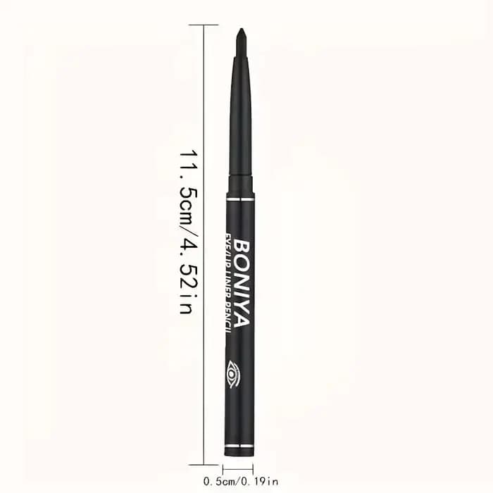 Eyeliner brun noir soyeux, lisse, imperméable et résistant à la sueur, longue durée, 3 pièces