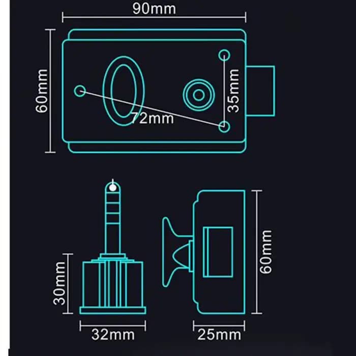 Serrures de porte extérieures en acier inoxydable, serrures rouges, serrure d'assurance Multiple, serrure de porte en bois, accessoires de sécurité pour la maison