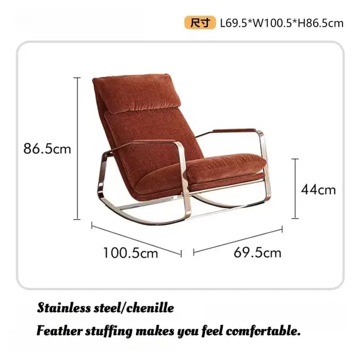 Fauteuils inclinables nordiques design rose pour salon, chaises de lecture esthétiques, chaises longues, Sillones De Sala, mobilier de décoration Bauhaus