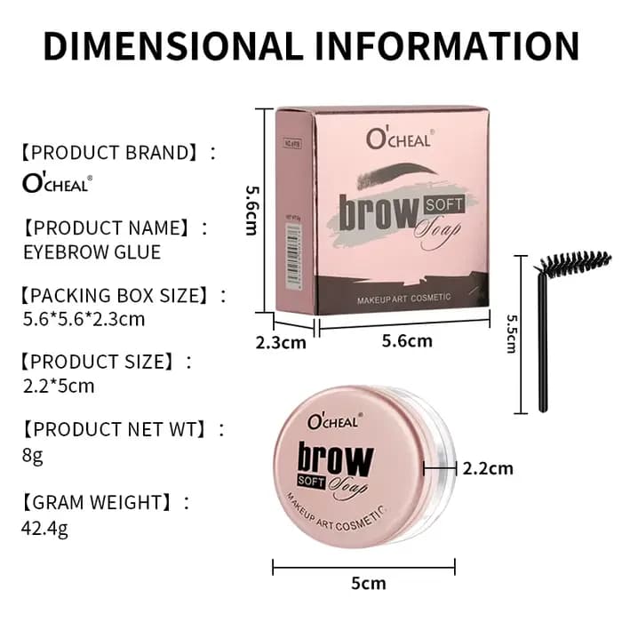 Gel coiffant pour sourcils 3D, cire à sourcils sauvage, imperméable, longue durée, facile à porter, façonnant les sourcils, maquillage, sculpture, savon, cosmétiques