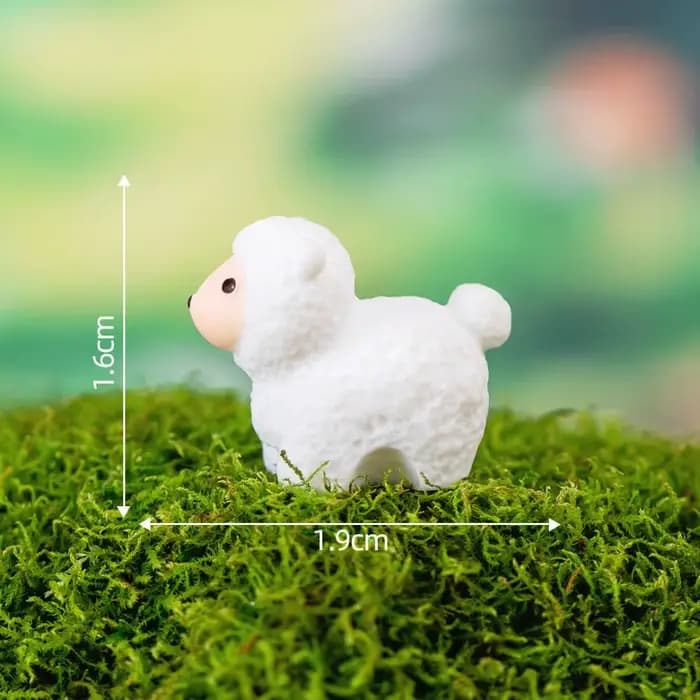 Animaux de la Zodiaque : Chat, Canard, Mouton, Écureuil, Grenouille, Tortue - Ornements de Micro-Paysage Réalistes et Mignons, Miniatures Artisanales