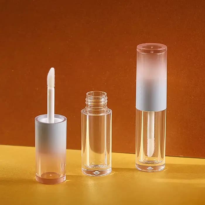 Bouteille de glaçage à lèvres dégradé rose bleu