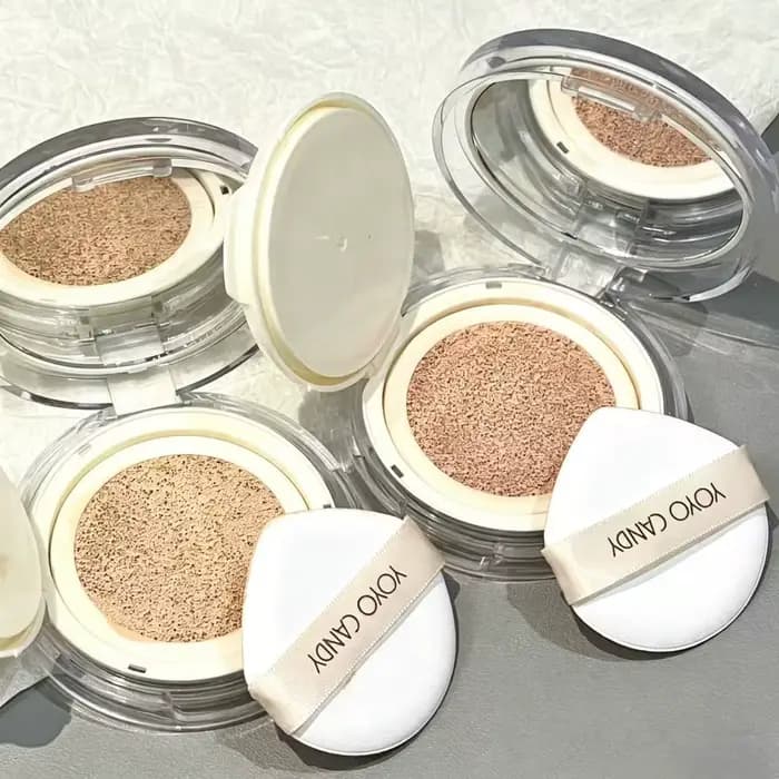 Yoyo Candy Soft Glow Nude Cushion Foundation Texture fine