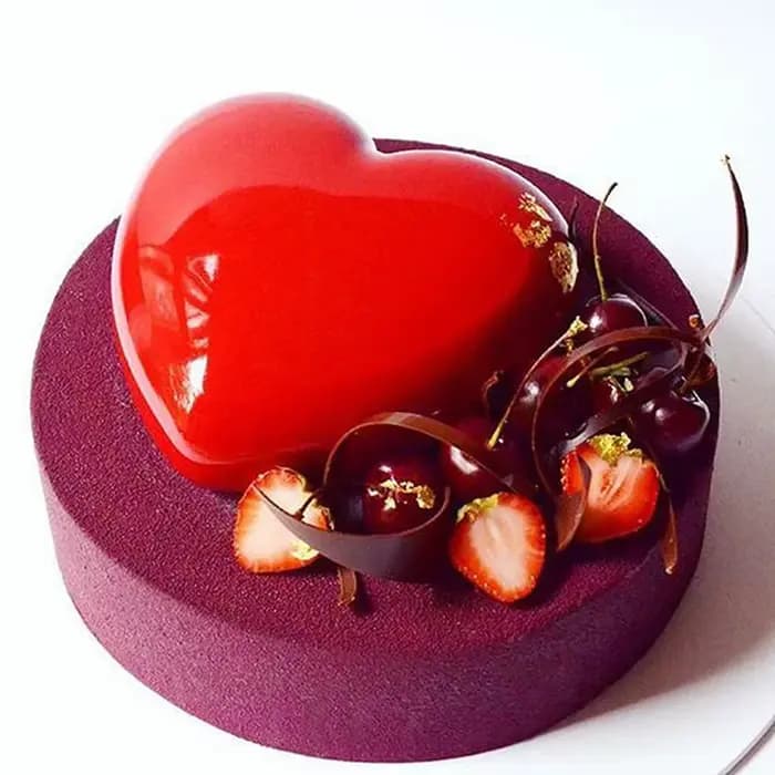 Moule en silicone Love, moule à mousse d'amour, dessert glacé au chocolat, outil de décoration de gâteau mousse, accessoires de cuisine
