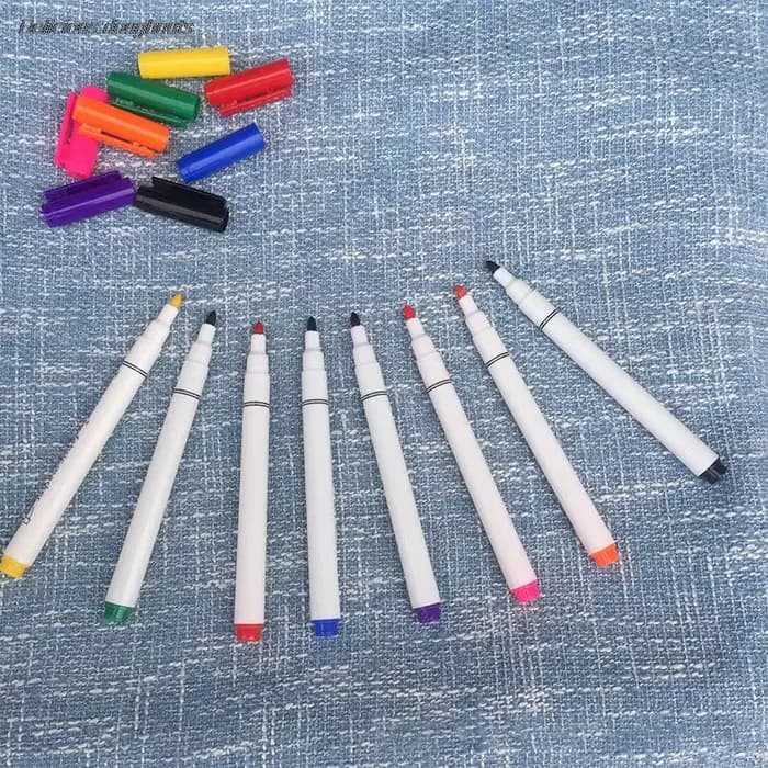 Marqueur de peinture textile, stylo de peinture de tissu, artisanat de bricolage, stylo de peinture de pigment de T-shirt, marqueur de tissu de vêtements, 8 couleurs, nouveau