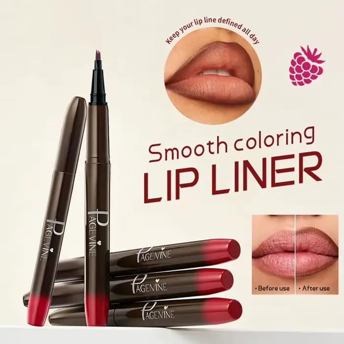 Crayon à lèvres liquide avec pointe fine unique pour un contour précis
