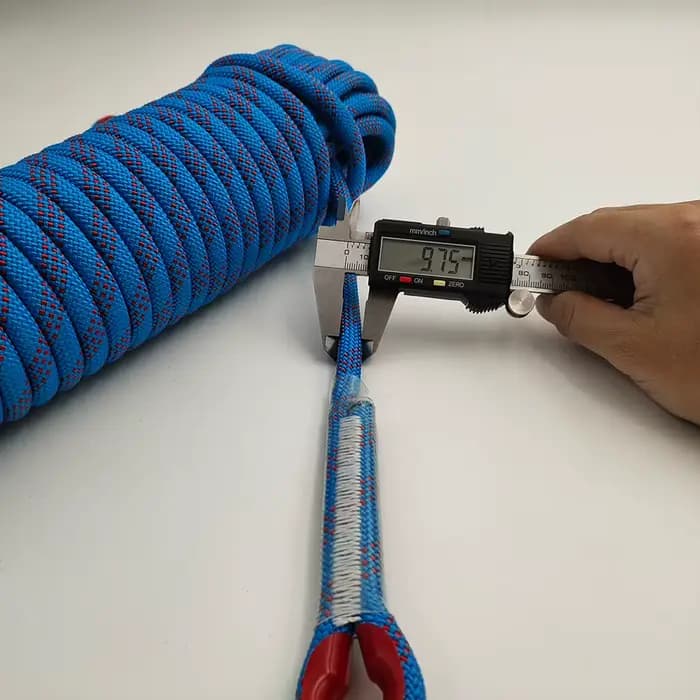 Corde d'escalade 10mm 50m roche extérieure haute résistance survie statique d'urgence sauvetage incendie corde de sécurité cordon équipement de randonnée