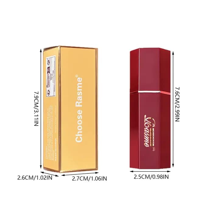 CHOOSE RASME Rouge à lèvres en barre chocolatée 6 couleurs, effet nacré, longue tenue, mat, waterproof