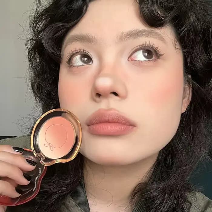 Fard à joues rose pêche, violet mat, teinte des joues, maquillage durable, éclaircissant, douceur soyeuse du visage, Palette de poudre Rouge, cosmétiques