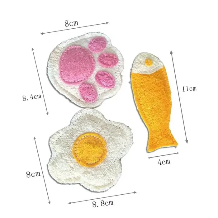 Soins dentaires Loofah naturel chat jouets à mâcher enrichissement dentition confort interactif chaton jouets sain Loofa dentaire chat jouets