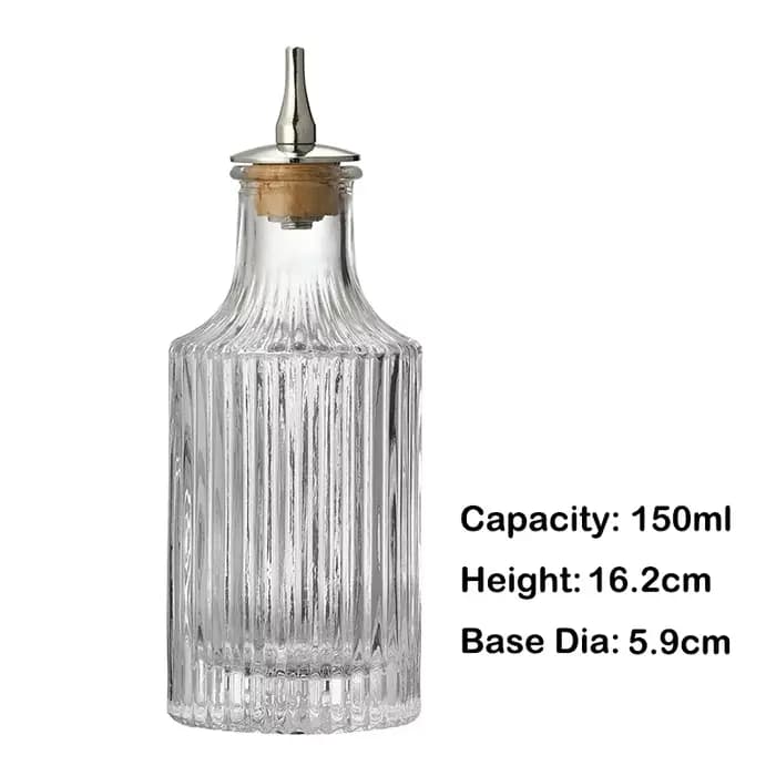Bouteille de Bitters de Cocktail Vintage avec haut Dasher, accessoire de Bar professionnel, outil de Bar