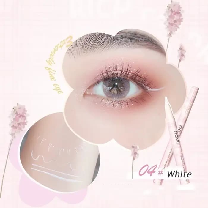 Crayon Eyeliner blanc en gel doux