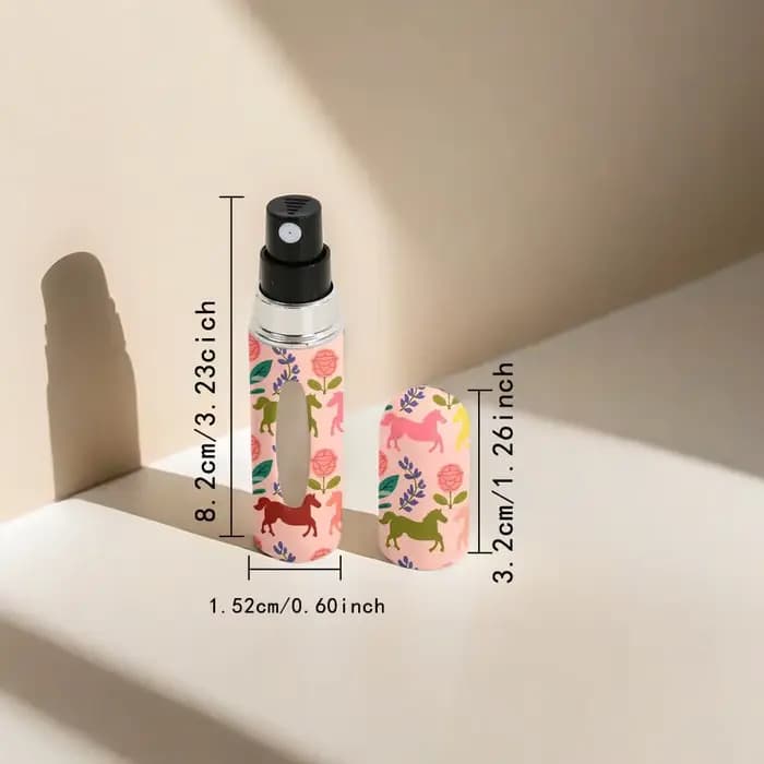 Récipient liquide rechargeable de parfum à remplissage inférieur de 5ml