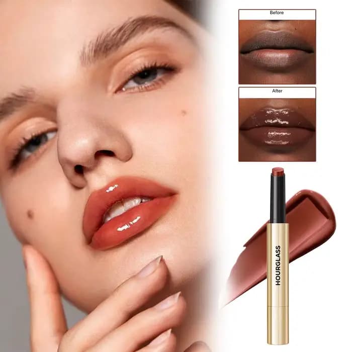 Sablier maquillage rouge à lèvres mat brillant